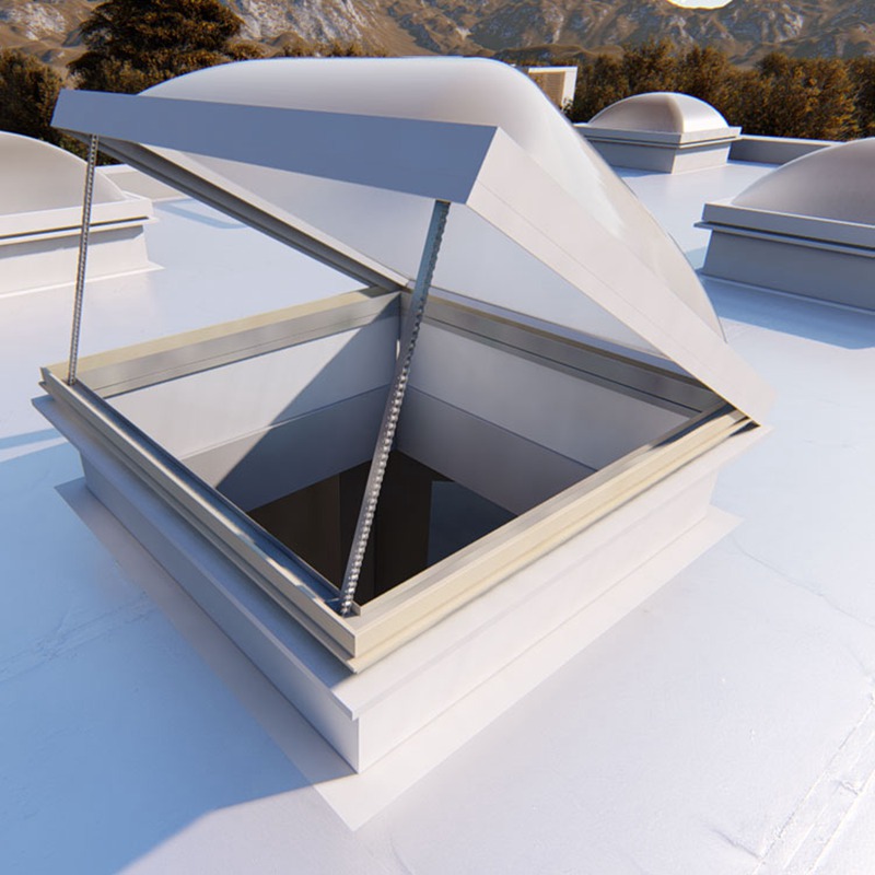 平开型电动开启采光罩